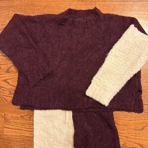 Mozh Mozh alpaca sweater  - colorblock